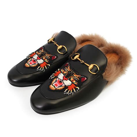 gucci mules tiger|gucci princetown mules on sale.